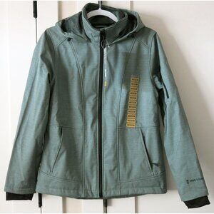 NWT $110 FREE COUNTRY Ladies Super Softshell Jacket Olive Tree - M